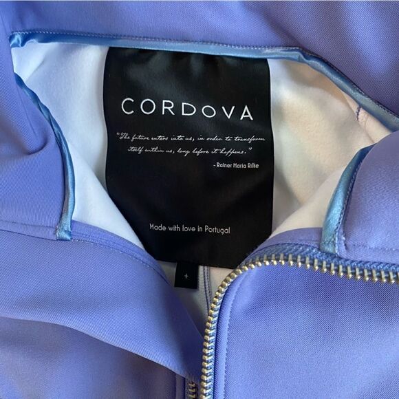 Cordova Waterproof Stretch Striped Ski Suit Myrtle Purple White NWT XL - Picture 4 of 10